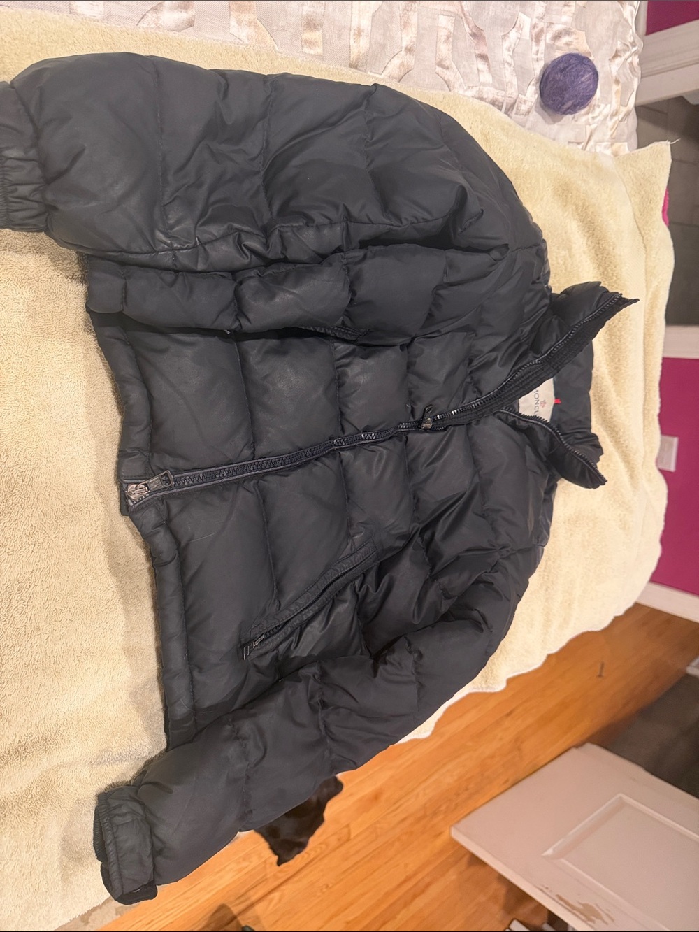 Moncler Black Quilted Puffer Jacket